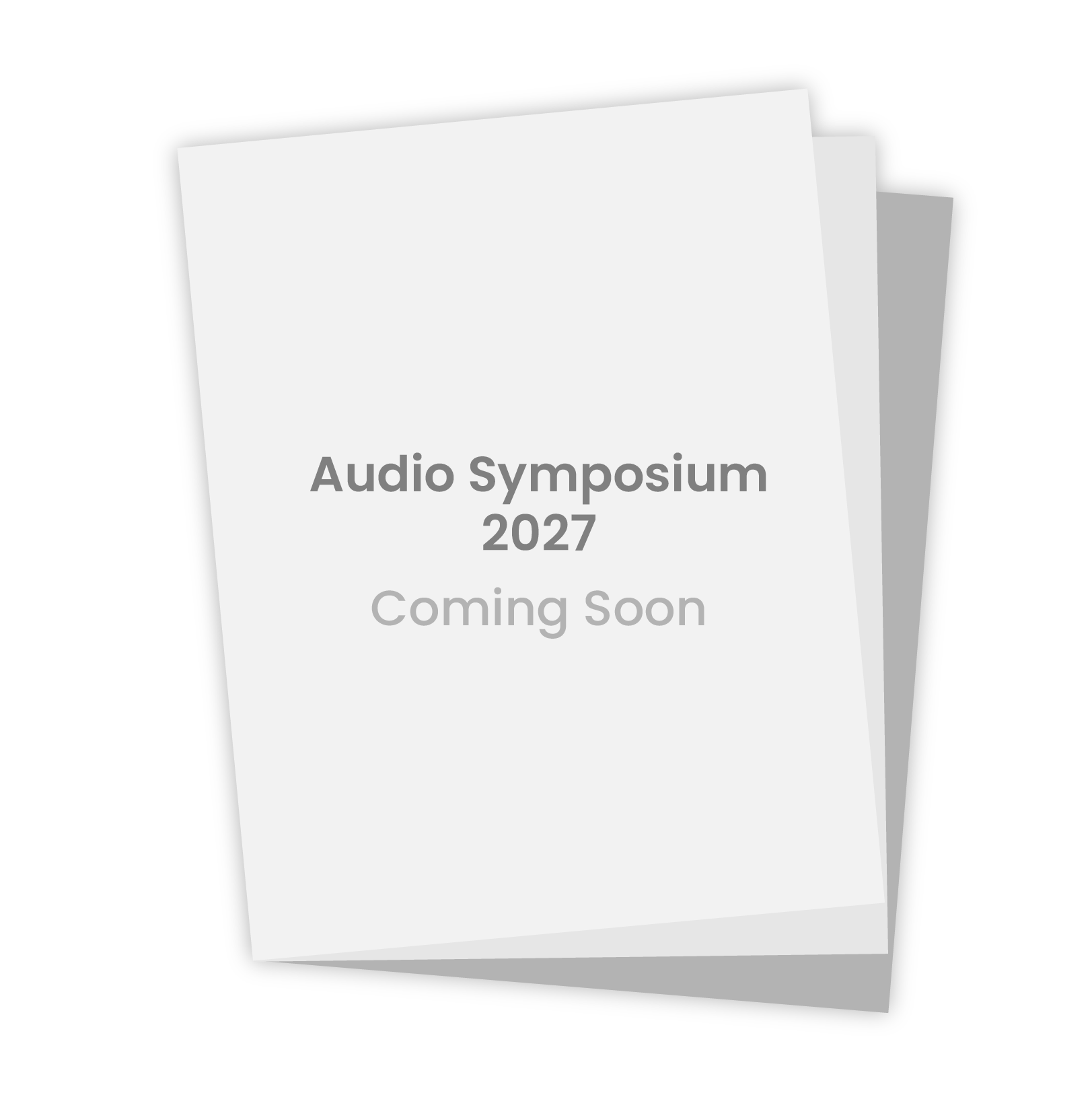 Audio Symposium 2027 Media Kit